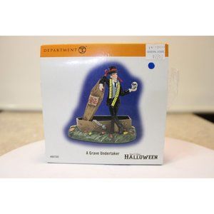 Dept 56 Halloween Village - A Grave Undertaker